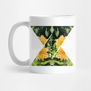 Yellow flower X Mug